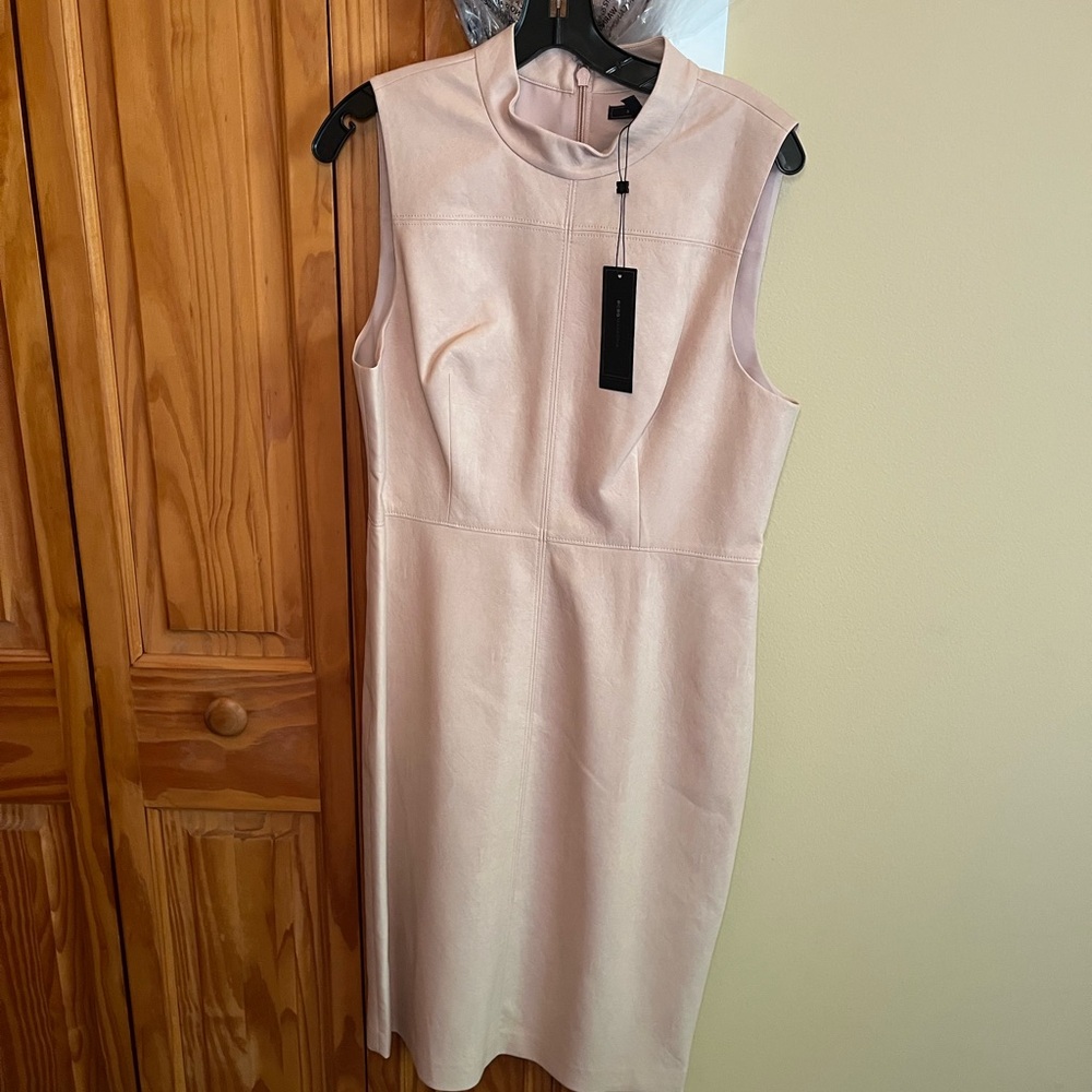 BCBGMaxAzria Blush Sleeveless Midi Dress